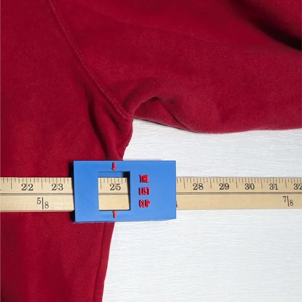 True Religion Hoodie Mens 3XL Red Full Zip Sweater